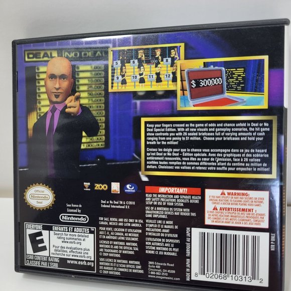 Deal or No Deal Special Edition Nintendo DS - Complete - Picture 5 of 10